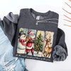 Vintage Santa Sweatshirt Wonderful Time Christmas Crewneck by Adorb Custom Tees