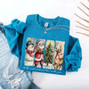 Vintage Santa Sweatshirt Wonderful Time Christmas Crewneck by Adorb Custom Tees