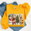 Vintage Santa Sweatshirt Wonderful Time Christmas Crewneck by Adorb Custom Tees