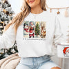 Vintage Santa Sweatshirt Wonderful Time Christmas Crewneck by Adorb Custom Tees