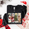 Vintage Santa Sweatshirt Wonderful Time Christmas Crewneck by Adorb Custom Tees