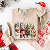 Vintage Santa Sweatshirt Wonderful Time Christmas Crewneck by Adorb Custom Tees
