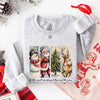 Vintage Santa Sweatshirt Wonderful Time Christmas Crewneck by Adorb Custom Tees