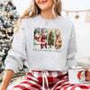 Vintage Santa Sweatshirt Wonderful Time Christmas Crewneck by Adorb Custom Tees