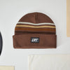 VINTAGE STRIPES BEANIE - COCOA by LITTLE RAD THINGS