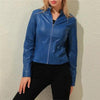 Vintage Style Autumn Ladies PU Leather Jacket For Women Slim Casual Soft Moto Biker Faux Leather Jacket For Female Coat Quality Basic Streetwear by Stevvex