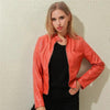 Vintage Style Autumn Ladies PU Leather Jacket For Women Slim Casual Soft Moto Biker Faux Leather Jacket For Female Coat Quality Basic Streetwear by Stevvex