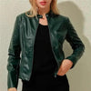 Vintage Style Autumn Ladies PU Leather Jacket For Women Slim Casual Soft Moto Biker Faux Leather Jacket For Female Coat Quality Basic Streetwear by Stevvex