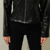 Vintage Style Autumn Ladies PU Leather Jacket For Women Slim Casual Soft Moto Biker Faux Leather Jacket For Female Coat Quality Basic Streetwear by Stevvex