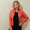 Vintage Style Autumn Ladies PU Leather Jacket For Women Slim Casual Soft Moto Biker Faux Leather Jacket For Female Coat Quality Basic Streetwear by Stevvex