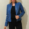 Vintage Style Autumn Ladies PU Leather Jacket For Women Slim Casual Soft Moto Biker Faux Leather Jacket For Female Coat Quality Basic Streetwear by Stevvex