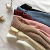 Vintage Style Autumn Winter Thick Sweater For Women Knitted Ribbed Pullover Sweater Long Sleeve Turtleneck Slim Jumper Soft Warm Pullover by Stevvex