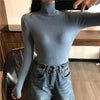 Vintage Style Autumn Winter Thick Sweater For Women Knitted Ribbed Pullover Sweater Long Sleeve Turtleneck Slim Jumper Soft Warm Pullover by Stevvex