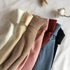 Vintage Style Autumn Winter Thick Sweater For Women Knitted Ribbed Pullover Sweater Long Sleeve Turtleneck Slim Jumper Soft Warm Pullover by Stevvex