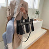 Vintage Style Canvas Handbags Casual Ladies Bags With Large Capacity Shoulder Bags Fashionable Crossbody Bags for Women by Stevvex