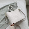 Vintage Style Fashionable Women's bucket bag Stone Pattern Shoulder Bag For Ladies Diagonal Female Bag by Stevvex