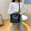 Vintage Style Fashionable Women's bucket bag Stone Pattern Shoulder Bag For Ladies Diagonal Female Bag by Stevvex