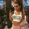 Vintage Style Fitness Women Sports Bra Breathable Crop Top Running Gym Yoga Tops Ladies Seamless Padded Push Up Bras Workout Wear by Stevvex