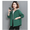 Vintage Style Women's Coat Hooded Jacket Long Sleeve Zipper Pockets Casual Windbreaker Basic Jackets Outerwear Plus Size 4XL E25 by Stevvex