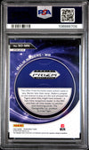 Graded 2024 Panini Prizm Draft Picks Malik Nabers #SOMN Student Orientation Red Ice Rookie RC Football Card PSA 10 Gem Mint