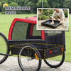 Dog Bike Trailer, Pet Cart Bicycle Carrier with 20" Air Tires, Quick-Release Wheels, Reflectors, Flag by Furr Baby Gifts