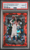 Graded 2023 Panini Prizm Draft Picks Victor Wembanyama #2 Red Ice Rookie RC Basketball Card PSA 10 Gem Mint by Hall of Fame Sports Memorabilia