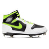 "Volt Panda" Jordan 1 Retro Cleats by Stadium Custom Kicks