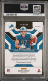 Graded 2022 Panini Prizm Aidan Hutchinson #E20 Emergent Silver Prizm Rookie RC Football Card PSA 10