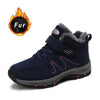 Warm Fur Men's Womens Boots Winter Comfortable Snow Casual Shoes Rubber Ankle Boots Fur Lined Warm Anti-slip Outdoor Work Shoes For Cold Weather Hiking Camping by Stevvex