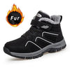 Warm Fur Men's Womens Boots Winter Comfortable Snow Casual Shoes Rubber Ankle Boots Fur Lined Warm Anti-slip Outdoor Work Shoes For Cold Weather Hiking Camping by Stevvex