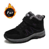 Warm Fur Men's Womens Boots Winter Comfortable Snow Casual Shoes Rubber Ankle Boots Fur Lined Warm Anti-slip Outdoor Work Shoes For Cold Weather Hiking Camping by Stevvex