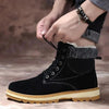 Warm Winter Mens Snow Boots Warm Fur Winter Shoes Mens Boots Footwear Ankle Boots Warm Fur Lined Winter Water-Resistan Waterproof Outdoor Snow Autumn Boots by Stevvex