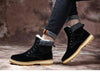 Warm Winter Mens Snow Boots Warm Fur Winter Shoes Mens Boots Footwear Ankle Boots Warm Fur Lined Winter Water-Resistan Waterproof Outdoor Snow Autumn Boots by Stevvex