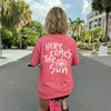 Here Comes The Sun Graphic Tee by Hey Jude Graphic Tees