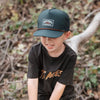 WATERPROOF LRT EXPLORER SNAPBACK HAT - JUNIPER GREEN by LITTLE RAD THINGS