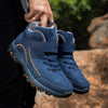 Waterproof Winter Mens Boots With Fur Warm Snow Mens Womens Boots Winter Work Casual Shoes High Top Winter Snow Boots Warm Fur Lined Winter Water-Resistan Ankle Booties by Stevvex
