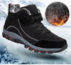 Waterproof Winter Mens Boots With Fur Warm Snow Mens Womens Boots Winter Work Casual Shoes High Top Winter Snow Boots Warm Fur Lined Winter Water-Resistan Ankle Booties by Stevvex