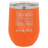 Party on the Weekend 12 oz Polar Camel Wine Tumbler by Anchored Grace Boutique