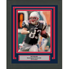 Framed Autographed/Signed Wes Welker New England Patriots 8x10 Football Photo JSA COA