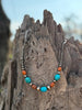 Sterling Silver Western Coral Apple Beaded Necklace by Wild Junkie