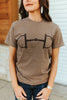 Western Horse Bit Graphic Tee by Wild Junkie