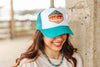Western Horses Trucker Hat by Wild Junkie