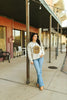Western Saddle Graphic Sweatshirt by Wild Junkie
