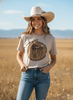 Western Saddle Graphic Tee by Wild Junkie
