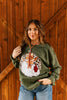 Western Santa Sequin Patch Sweatshirt by Wild Junkie