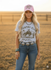 Where The Boots Meet The Bucks Graphic Tee by Wild Junkie