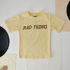 WHERE THE RAD THINGS ARE™ TEE - GOLDEN YELLOW by LITTLE RAD THINGS