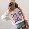 Chicago Baseball Sweatshirt | Vintage Distressed Sports Crewneck by Hey Jude Graphic Tees