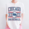 Chicago Baseball Graphic Tee | Vintage Inspired Cubs Sports T-Shirt by Hey Jude Graphic Tees