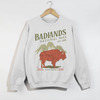 Badlands National Park Graphic Sweatshirt – Vintage Buffalo South Dakota Crewneck by Hey Jude Graphic Tees